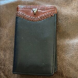 Brighton Black and Brown Leather Wallet
